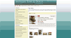 Desktop Screenshot of antique-toys.dk
