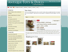 Tablet Screenshot of antique-toys.dk